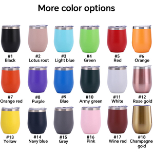 12 oz Custom Logo Egg Shaped Stainless Steel Insulated <b>Coffee</b> Tea Travel Mug Leak-Proof BPA Free Modern Design School Children's - Product Image 6