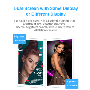 43 <span class=keywords><strong>49</strong></span> 55 pouces Écran tactile publicitaire double face Kiosque interactif au sol Affichage totem de signalisation numérique verticale - Product Image 6