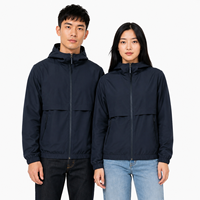 Veste bomber imperméable et coupe-vent en polyester 100% écologique pour l'entraînement des équipes de football, unisexe, vente en gros