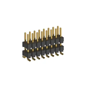 Great Quality Italian Brand 5.00 To 36 Mm Height Pin 2.54 Mm Header Male Pitch Type Pcb Terminal Block Connector For Export