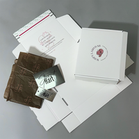 Cajas de Cartón Corrugado Blancas al por Mayor, Cajas de Regalo con Impresión de Logotipo, Cajas de Papel Reciclables Personalizadas