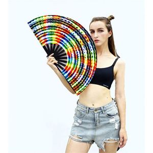 Abanicos de Mano Grandes para Kung Fu y Fiestas Rave, Abanico de Mano Grande de 13 Pulgadas, Venta al Por Mayor - Product Image 3