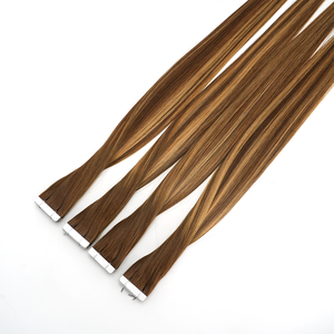 Extensiones de Cabello Humano con Cinta Adhesiva Invisible Lanxun, Cabello <span class=keywords><strong>Virgen</strong></span> Remy Ruso 100% Humano - Product Image 3