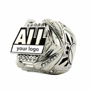 Produttore Logo personalizzato Sport torneo anello di alta qualità campione della lega di moda gioielli per i regali di anniversario - Product Image 2