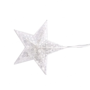 ไฟ LED พลังงานแสงอาทิตย์รูปดาวและพระจันทร์ ระดับ IP65 สำหรับตกแต่งเทศกาลกลางแจ้ง ลานบ้าน แคมป์ปิ้ง คริสต์มาส ดาวหลากสีสัน - Product Image 6