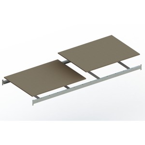 Livello traversa per scaffali a grande luce, con pannelli in acciaio - Product Image 1