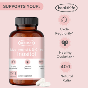 Capsules <span class=keywords><strong>de</strong></span> Myo-Inositol et D-Chiro-Inositol Healthife <span class=keywords><strong>40</strong></span>:1, Fabricant <span class=keywords><strong>de</strong></span> compléments alimentaires en marque blanche OEM - Product Image 3