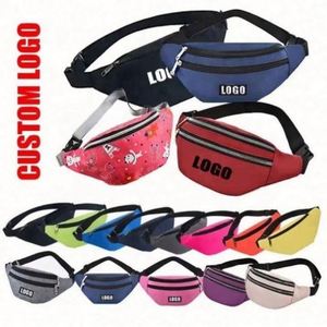 Riñonera Deportiva Personalizable para Negocios, Impermeable, de Poliéster, en Forma de Barril, Unisex, con Logotipo Bordado, Cierre de Cremallera - Product Image 2