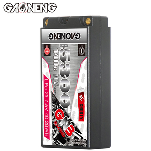 แบตเตอรี่ LiPo GNB GAONENG 5300MAH 2S HV 7.6V 140C แบบ Shorty Pack หัว Bullet 5.0 มม.  พร้อมเคสแข็ง สำหรับรถ RC ขนาด 1:10 1:12  แบตเตอรี่ LiHV สำหรับรถแข่ง RC - Product Image 4