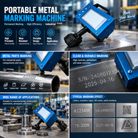 Machine de gravure sur métal portable, machine de marquage portable pour numéros de série, codes QR, lettres et logos