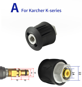 Conector de <span class=keywords><strong>Manguera</strong></span> para Lavadora a Presión, Adaptador de Salida para <span class=keywords><strong>Lavor</strong></span>, Nilfisk, Black & Decker y Otros Equipos de Limpieza - Product Image 2