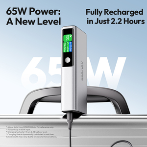 <span class=keywords><strong>ROMOSS</strong></span> แบตเตอรี่สำรองสำหรับแล็ปท็อปและโทรศัพท์ความจุสูง20000mAh พร้อมอะลูมิเนียมอัลลอยระดับพรีเมียมและเอาต์พุต130W - Product Image 3