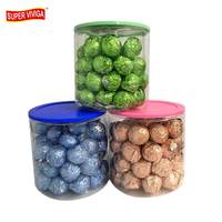 Bonbons en forme de boule de chocolat avec logo personnalisé en gros |   Chocolat au lait solide halal en vrac pour cadeau de la Saint-Valentin |   Marque privée OEM