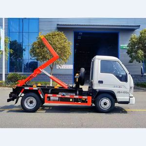 Nouveau camion poubelle FOTON FORLAND 4X2 diesel manuel à bras articulé, 3-5 tonnes, bras hydraulique - Vente chaude - Product Image 1