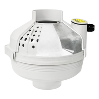 Ventilateur centrifuge silencieux en ligne pour conduit d'air de 100 mm (4 pouces)