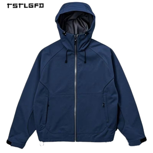 Wholesale Factory Custom Original Design Motorcycle <b>Jacket</b> Unisex High Quality Warm Windproof Autumn Long <b>Thin</b> Canvas Front - Product Image 4