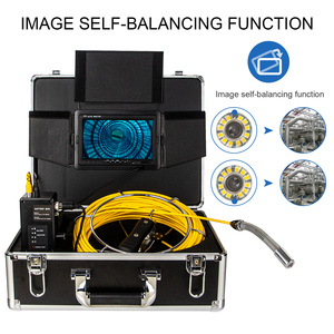 Caméra d'inspection de <span class=keywords><strong>canalisation</strong></span> industrielle, <span class=keywords><strong>endoscope</strong></span>, prix d'usine, capacité de la batterie 4500 mAh, écran HD, 50 m de tuyau - Product Image 3