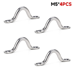 Manija de barco Camelback de acero inoxidable 304 M5, 4 piezas, para reemplazo de proa de yate - Product Image 1