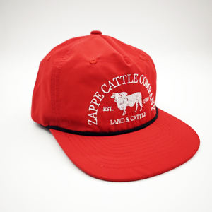 Gorras deportivas clásicas Richardson 256 para hombre, estilo visera plana, con cuerda, para golf, con logo personalizado, gorras lisas rojas de 5 paneles, tipo polo, snapback. - Product Image 2