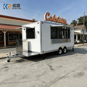 Carrello Mobile per Hamburger, Hot Dog, Taco, Pizza, Bistecche, Barbecue, Rimorchio per Cibo da Asporto, Fumoir BBQ, Ristorante Mobile All'aperto, Food Truck - Product Image 3
