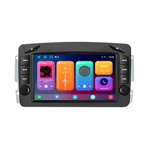 Автомобильный DVD-навигатор TOPSOURCE с 2-дюймовым дисплеем 2DIN, GPS-навигацией, 2D + 32G, 4D + 64G, 6D + 128G, Wi-Fi, встроенным GPS для Benz W209