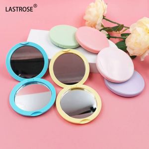 Luxury Private Logo Round Travel Portable Cosmetic Pocket <b>Makeup</b> Mirror Metal Pocket Mirror <b>Compact</b> Pocket Mirrors - Product Image 2