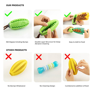 Jouets pour animaux de compagnie en gros : balles en caoutchouc, jouets à mâcher, jouets pour chiens à distribution de nourriture, brosses à dents pour chiens - Product Image 4