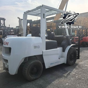 Chariot élévateur TCM FD50C9 5 tonnes, chariot élévateur d'occasion, Japon, 5 tonnes, moteur Isuzu 6BG1, machine d'occasion, chariot élévateur à essence, 4500 mm, 5000 kg - Product Image 4