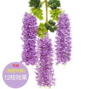 Flores Artificiales de Glicinia al por Mayor para Arco de Boda, Guirnalda Decorativa Gigante de Seda para Techo, Flores Artificiales de Glicinia - Product Image 6