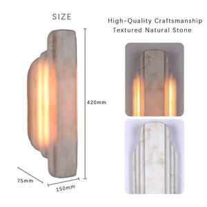 Lámpara de Pared LED de Mármol Natural, Moderna, para Interiores, Decorativa, para Dormitorio o Sala de Estar - Product Image 4