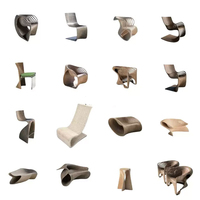 Tabouret décoratif moderne en forme d'œuf en pierre de pavé, pour mobilier commercial extérieur public, ornement en forme de galet