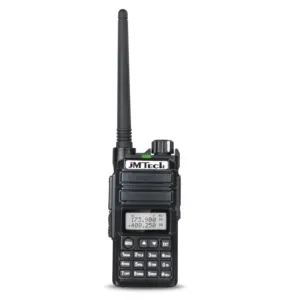 Handheld Dual Band 128 channels ham radio walkie talkie long range fm transmitter cheap price two way radio JM-X1UV
