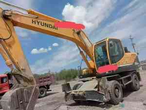 Excavadora de ruedas usada Hyundai 210w-9 en venta - Product Image 4