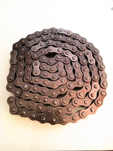 Однорядная и двухрядная промышленная цепь из углеродистой стали 04c - 32a от 3 мин до 2 дюймов Однорядная и двухрядная роликовая цепь - Product Image 2