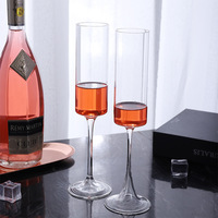 Verres à vin rouge ou à champagne pas chers, gobelets debout, flûtes à champagne, ensemble de verres pour mariage et fête
