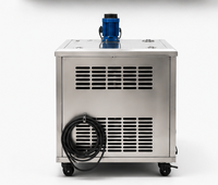 Machine à glaçons commerciale de 5 kg avec logo personnalisé, refroidisseur d'eau salée pour usine et entreprise