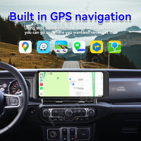 Unité multimédia de voiture à écran vertical de 15 pouces pour Jeep Wrangler 2018-2022, navigation GPS, Android Auto, commande au volant