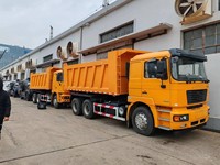 Caminhão Basculante F2000 6X4, Motor Diesel de 340HP, Caixa de Carga Tipo U de 18CBM, 25Ton GVW para Transporte de Mineração
