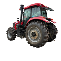 Traktor Pertanian Roda 4 YTO 200HP Tenaga Kuda Tinggi, Gearbox Penggerak Gigi, Tangki Bahan Bakar Kapasitas Besar, Mesin Pembalut Jerami, Peternakan