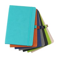 Carnet en cuir personnalisé avec logo, prêt à être expédié, journal classique en cuir PU, couverture rigide, livraison rapide, pour les petites entreprises et les boutiques.