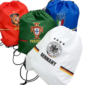 Custom Logo Souvenirs & Gifts Embossed Printing Euro Fans Backpack & Carrying Storage Bags Promotional Items