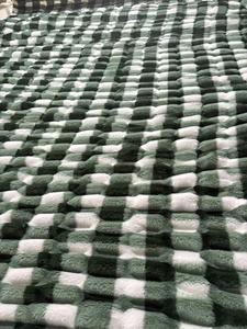 Chăn lông giả thỏ mềm mại, hai mặt, chất liệu spandex xếp ly sang trọng, kích thước 30*36 inch, dùng cho mùa đông - Product Image 4