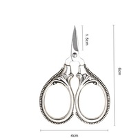 Ciseaux de couture vintage miniatures en acier inoxydable de qualité supérieure, accessoire de couture durable, ciseaux de poche portables pour broderie