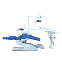 Unidad de Tratamiento Dental Ergonómica y Moderna con Lámpara LED con Sensor y Escupidera Giratoria de Cerámica para Consultorios Dentales Europeos