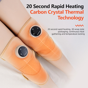 Eilectric pemijat lutut, bantalan pemanas terapi cahaya merah untuk lutut dan pijat lutut - Product Image 4