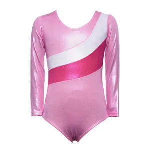 Wholesale Hot Sale Kids Girls Dance Gymnastics Wear Pink Leotard