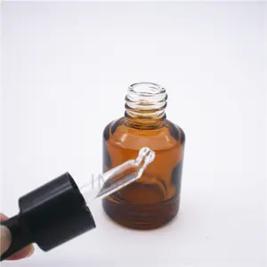 独特的玻璃香水滴管美容瓶15毫升30毫升橡胶滴管