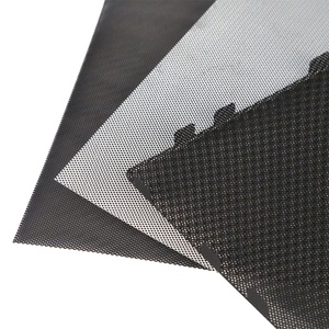 Factory Customized Perforated Expanded Dust Prevention Wire Mesh <b>Screen</b> Black Coated Metal <b>Car</b> Mesh Speaker Grille - Product Image 5
