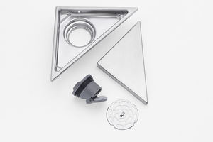 Kaiping Guangdong Drain de sol triangulaire en acier inoxydable anti-odeur avec drain SUS304 pour salle de bain - Product Image 5