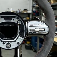 Volant de voiture sport en daim personnalisé pour Mercedes Benz AMG W218 W176 W177 W204 W205 W211 W167 G55 W213 C250 C300 E63s